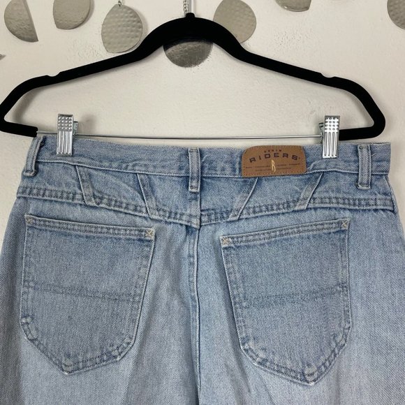 Vintage Riders by Lee Woman's Sz 14‎ Petite Light Wash High Waisted 80s 90s - Picture 8 of 10